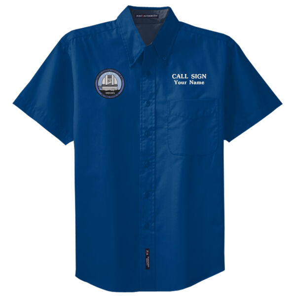 PARC Embroidered Logo - Short Sleeve Easy Care Shirt 4ham Thumbnail