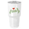Sublimatable Polar Camel 30 oz. White Vacuum Insulated Tumbler w/Lid-bsai Thumbnail