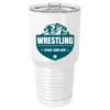 Sublimatable Polar Camel 30 oz. White Vacuum Insulated Tumbler w/Lid-bsai Thumbnail
