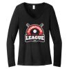 Women's Long Sleeve V Neck Tee Thumbnail