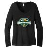 Women's Long Sleeve V Neck Tee Thumbnail