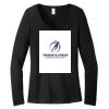 Women's Long Sleeve V Neck Tee Thumbnail