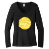 Women's Long Sleeve V Neck Tee Thumbnail