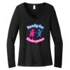 Women's Long Sleeve V Neck Tee Thumbnail
