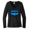 Women's Long Sleeve V Neck Tee Thumbnail