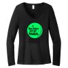 Women's Long Sleeve V Neck Tee Thumbnail