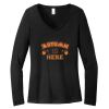 Women's Long Sleeve V Neck Tee Thumbnail