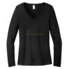 Women's Long Sleeve V Neck Tee Thumbnail