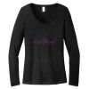Women's Long Sleeve V Neck Tee Thumbnail
