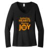 Women's Long Sleeve V Neck Tee Thumbnail