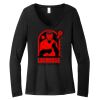 Women's Long Sleeve V Neck Tee Thumbnail