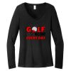 Women's Long Sleeve V Neck Tee Thumbnail