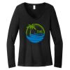 Women's Long Sleeve V Neck Tee Thumbnail