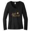 Women's Long Sleeve V Neck Tee Thumbnail
