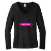 Women's Long Sleeve V Neck Tee Thumbnail