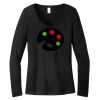 Women's Long Sleeve V Neck Tee Thumbnail