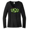 Women's Long Sleeve V Neck Tee Thumbnail