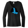 Women's Long Sleeve V Neck Tee Thumbnail