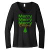 Women's Long Sleeve V Neck Tee Thumbnail